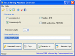 SterJo Strong Password Generator Screenshot