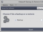 Hekasoft Backup Restore Screenshot