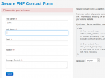 ApPHP ContactForm script Screenshot