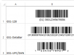 GS1 Linear and 2D Barcode Font Suite Screenshot