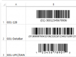 GS1 Linear and 2D Barcode Font Suite