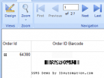 SSRS PDF417 2D Barcode Generator Screenshot