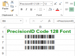 PrecisionID Code 128 Fonts