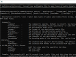 Audio Converter Console Screenshot