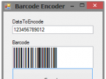 .NET Barcode Font Encoder Assembly & DLL Screenshot