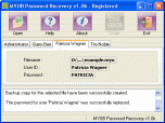 MYOB Password Recovery