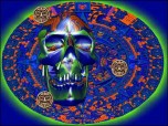 Aztec Skull 3D Screensaver Screenshot