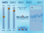 Audio To MIDI VST (MAC) Screenshot