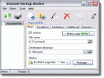 Absolute Backup Monitor Screenshot