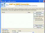 DWF to DWG Converter 2007