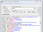 The New English-German Dictionary Screenshot