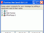 Fomine Net Send GUI Screenshot