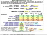 Business Valuation Model Excel Screenshot