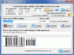 EAN Bar Codes Screenshot