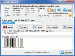 UPC Bar Codes Screenshot