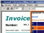 Dynasoft TeleFactura Telecom ISP Billing Screenshot
