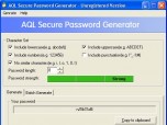 AQL Secure Password Generator Screenshot