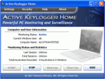Active Keylogger Home Screenshot