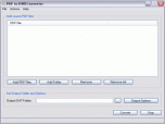 PDF to DWG Converter 6.0 Screenshot