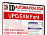 IDAutomation UPC EAN Barcode Fonts Screenshot
