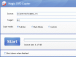 Magic DVD Copier Screenshot