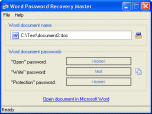 Word Password Recovery Master Screenshot