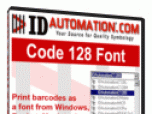 IDAutomation Code 128 Barcode Fonts Screenshot