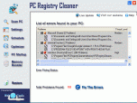Registry Repair Software Screenshot