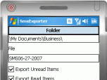 SMS Exporter Screenshot