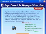 Page Cannot Be Displayed - Error Fixer Screenshot