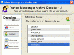 Yahoo! Messenger Archive Decoder Screenshot