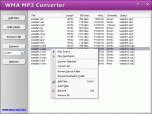 WMA WMV ASF MP3 Converter Screenshot