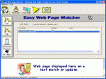 Easy Web Page Watcher Screenshot