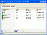 Instant Messengers Password Recovery Master