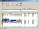 SoftPerfect File Recovery Screenshot