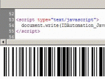 AJAX and JavaScript Barcode Generator Screenshot