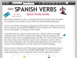 101 Spanish Verbs Quick Study Guide Screenshot