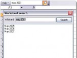 Worksheet Search Screenshot