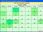 Calendar Wizard Screenshot