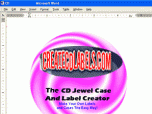 CD and DVD Jewel Case and Label Creator Screenshot