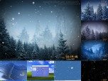 Animated SnowFlakes Screensaver Screenshot