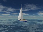Sea Yacht Cruise 3D Screensaver Screenshot