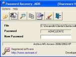 Password Recovery .MDB Screenshot