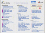Financial Advisor for Excel (Full) Screenshot