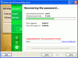 Atomic Word Password Recovery Screenshot