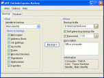 ABF Outlook Express Backup Screenshot