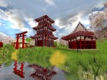 Japanese Garden 3D Screensaver Screenshot