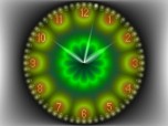 2D Gold Clock Screensaver