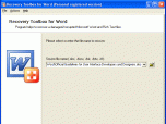 Recovery Toolbox for Word Screenshot