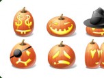 Icons-Land Vista Style Halloween Pumpkin Emoticons Screenshot